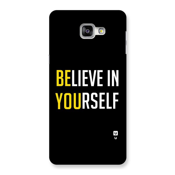 Believe In Yourself Black Back Case for Galaxy A9