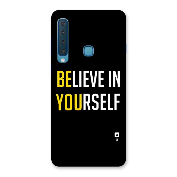 Believe In Yourself Black Back Case for Galaxy A9 (2018)