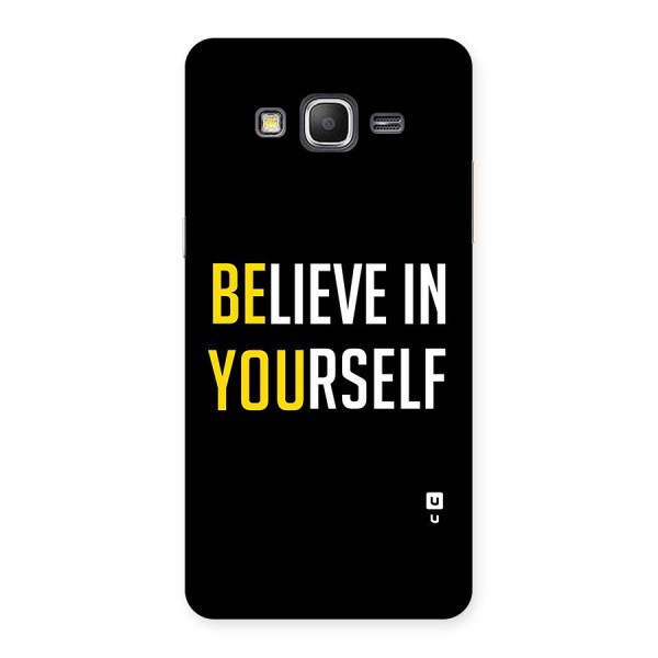 Believe In Yourself Black Back Case for Galaxy Grand Prime