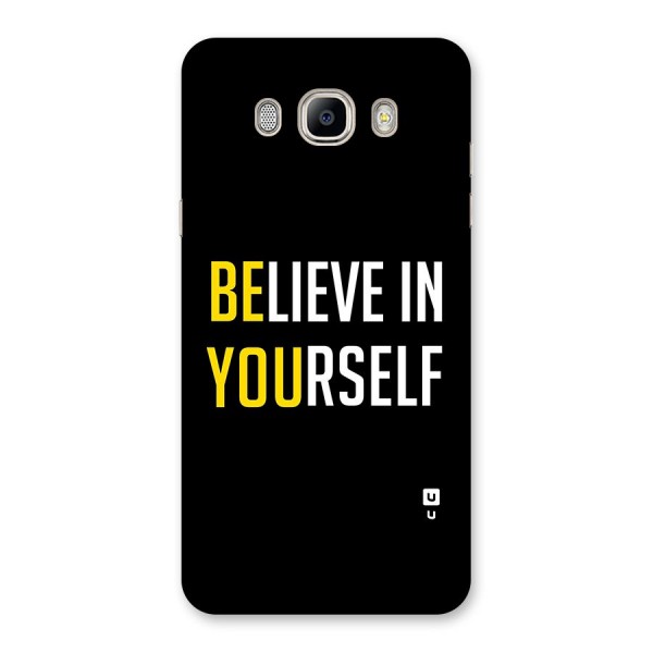 Believe In Yourself Black Back Case for Galaxy On8