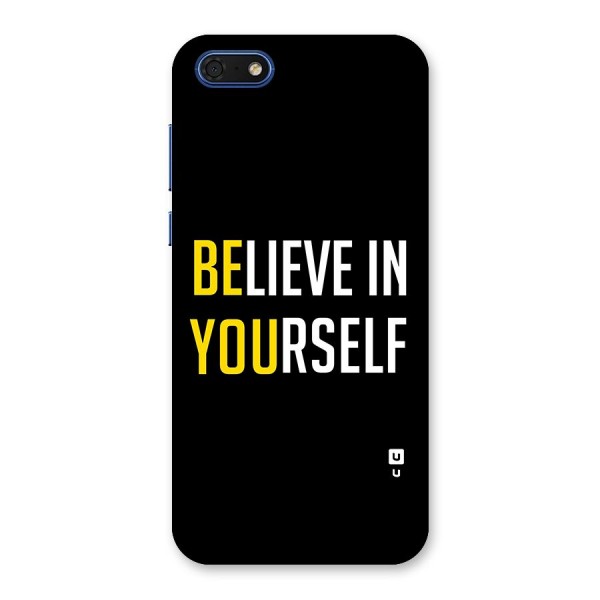 Believe In Yourself Black Back Case for Honor 7s