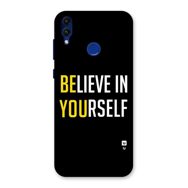 Believe In Yourself Black Back Case for Honor 8C