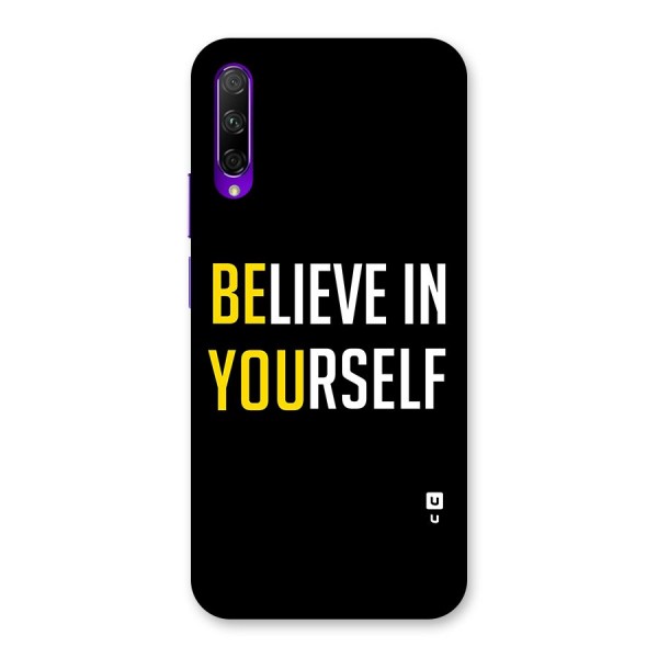 Believe In Yourself Black Back Case for Honor 9X Pro