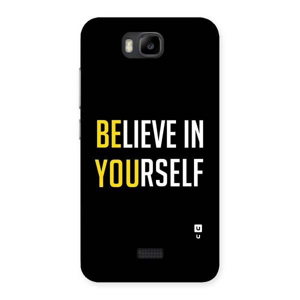 Believe In Yourself Black Back Case for Honor Bee