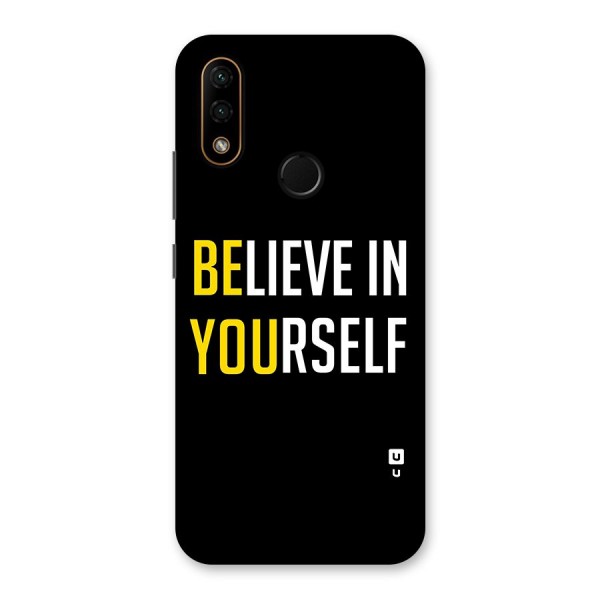 Believe In Yourself Black Back Case for Lenovo A6 Note