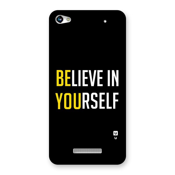 Believe In Yourself Black Back Case for Micromax Hue 2