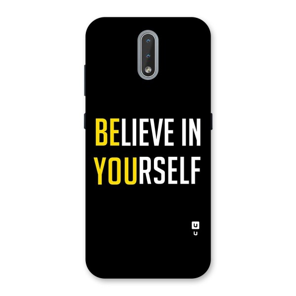 Believe In Yourself Black Back Case for Nokia 2.3