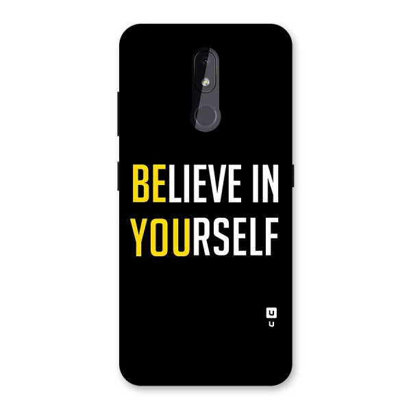 Believe In Yourself Black Back Case for Nokia 3.2