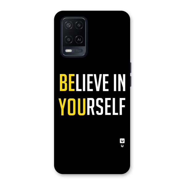 Believe In Yourself Black Back Case for Oppo A54