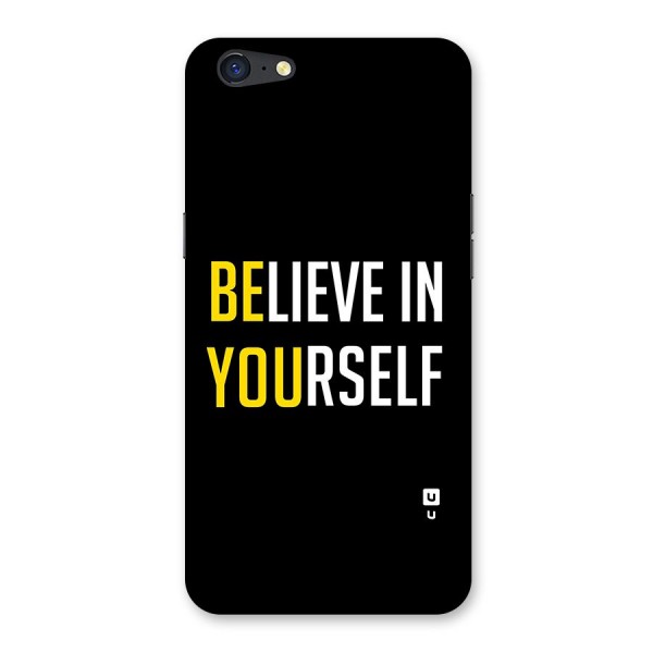 Believe In Yourself Black Back Case for Oppo A71