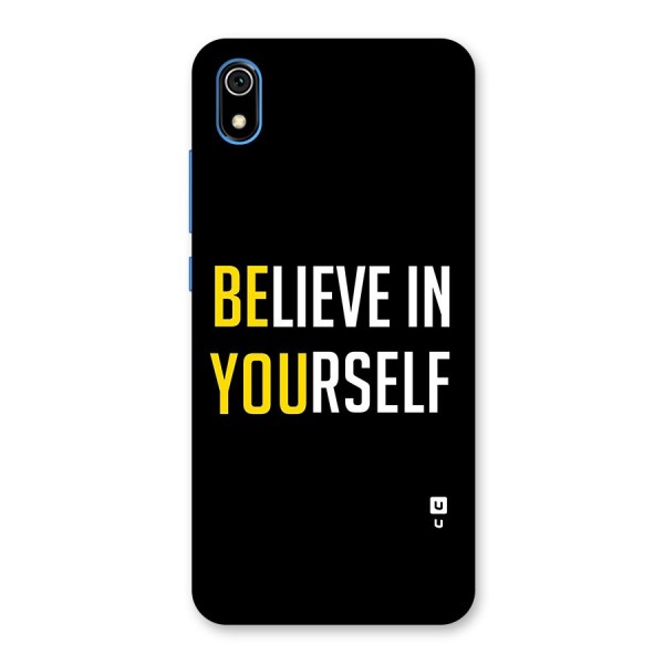 Believe In Yourself Black Back Case for Redmi 7A