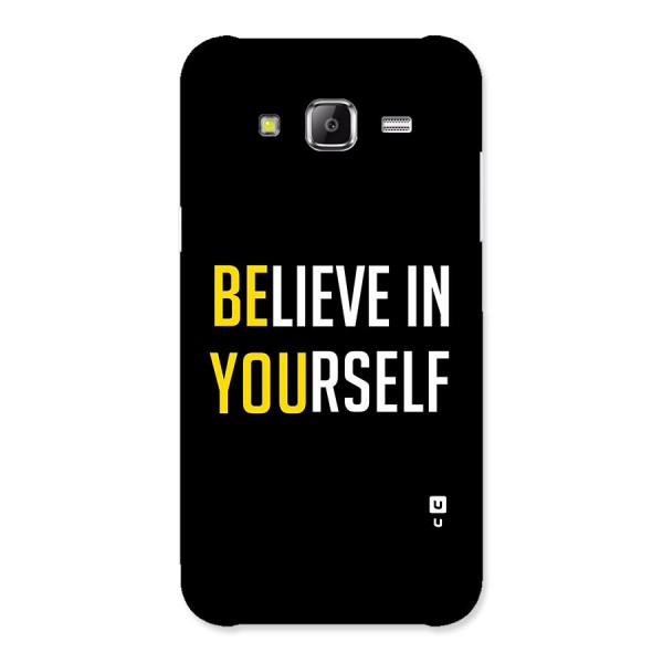 Believe In Yourself Black Back Case for Samsung Galaxy J5