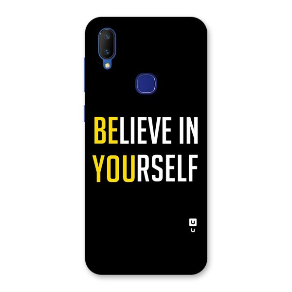 Believe In Yourself Black Back Case for Vivo V11