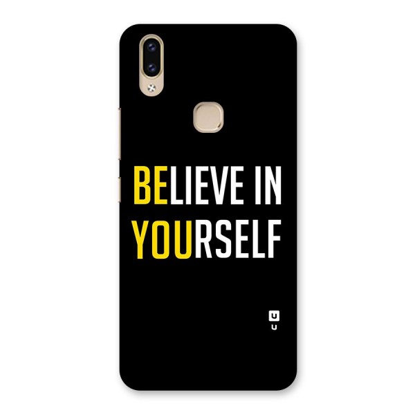 Believe In Yourself Black Back Case for Vivo V9