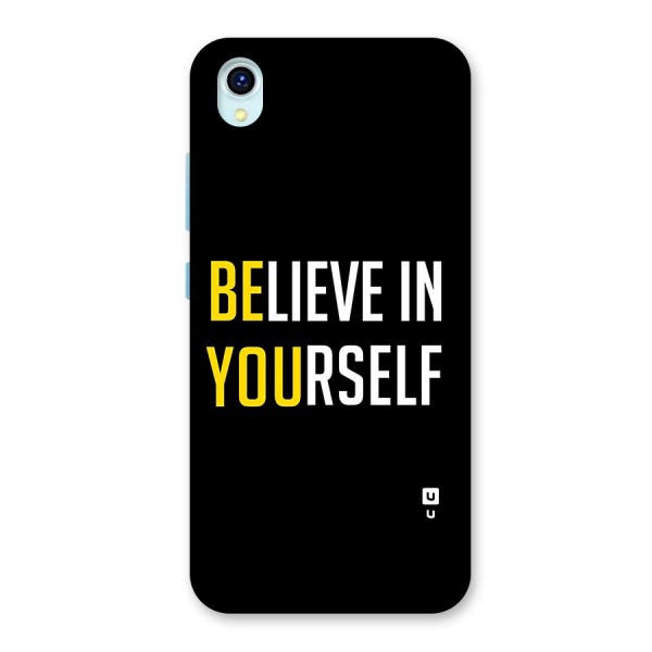 Believe In Yourself Black Back Case for Vivo Y1s