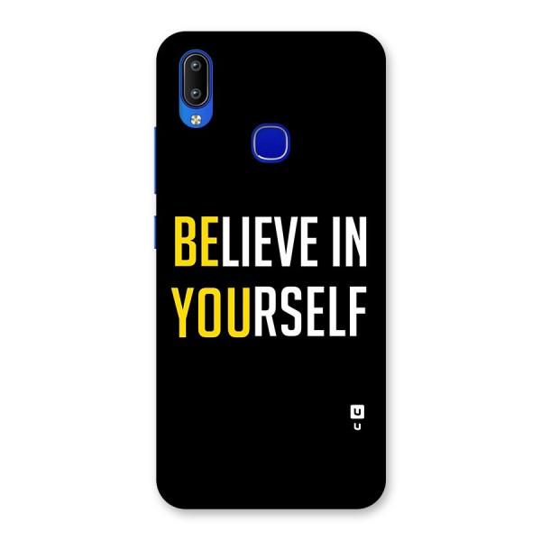 Believe In Yourself Black Back Case for Vivo Y91