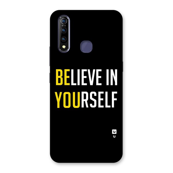 Believe In Yourself Black Back Case for Vivo Z1 Pro