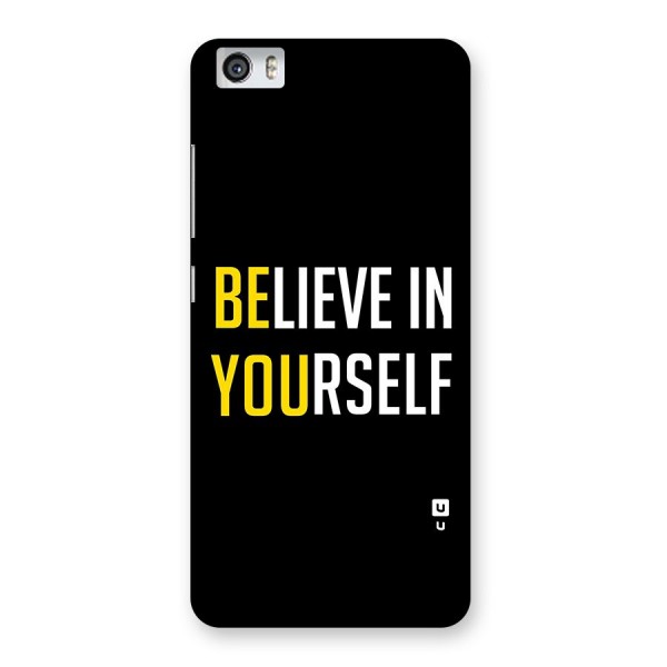 Believe In Yourself Black Back Case for Xiaomi Redmi Mi5