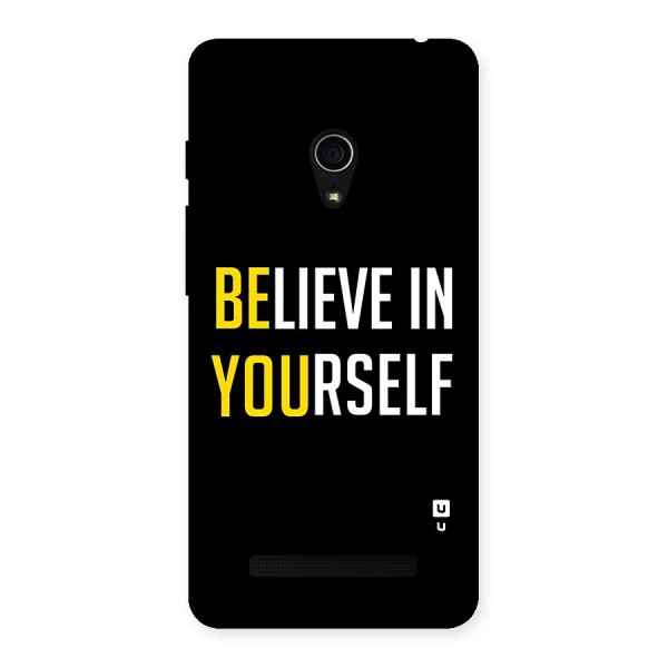 Believe In Yourself Black Back Case for Zenfone 5