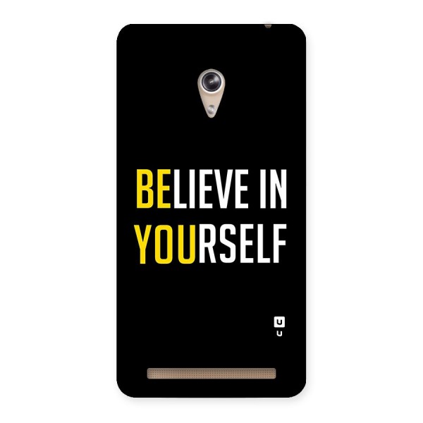 Believe In Yourself Black Back Case for Zenfone 6