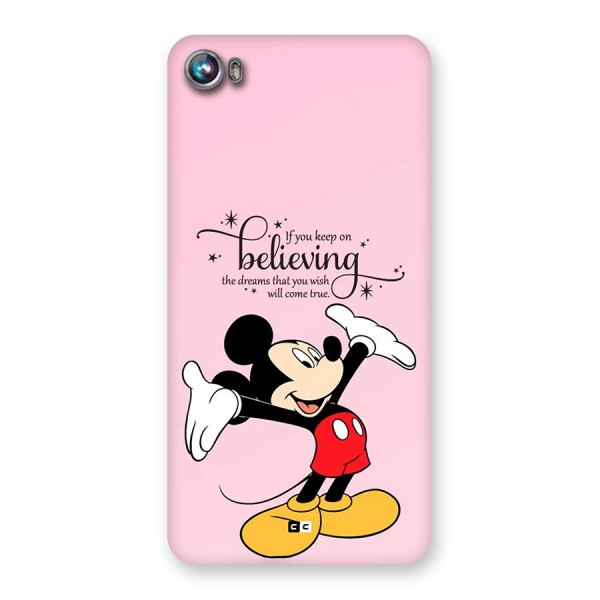 Believing Dreams Back Case for Canvas Fire 4 (A107)