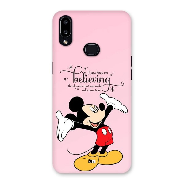 Believing Dreams Back Case for Galaxy A10s