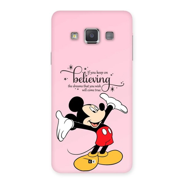 Believing Dreams Back Case for Galaxy A3