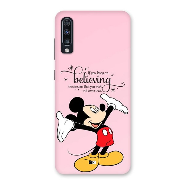 Believing Dreams Back Case for Galaxy A70