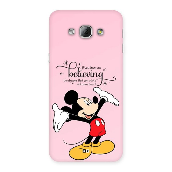 Believing Dreams Back Case for Galaxy A8