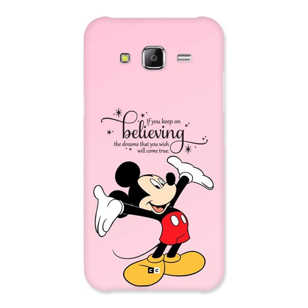 Believing Dreams Back Case for Galaxy J2 Prime