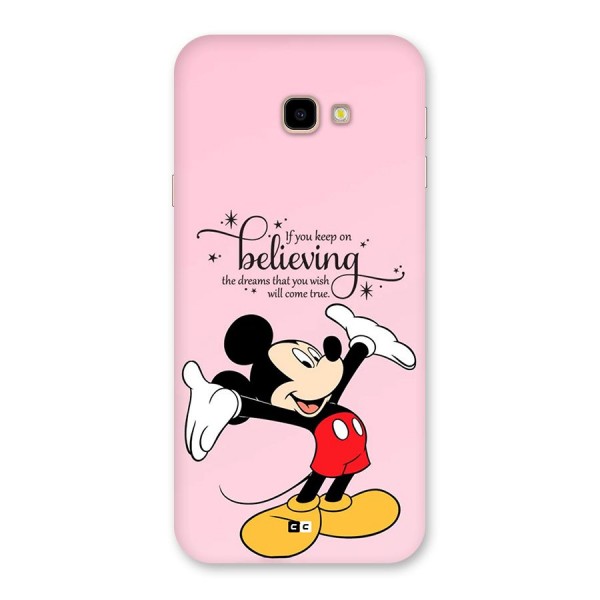 Believing Dreams Back Case for Galaxy J4 Plus