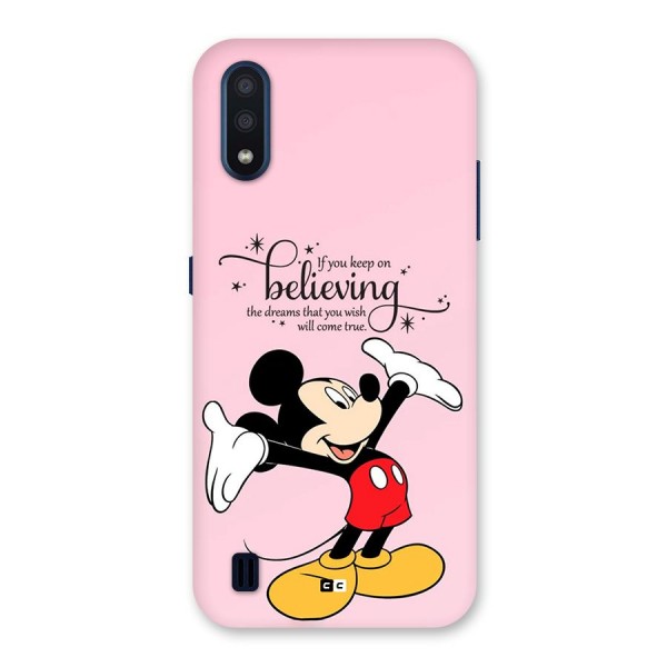 Believing Dreams Back Case for Galaxy M01