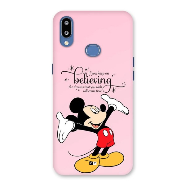 Believing Dreams Back Case for Galaxy M01s