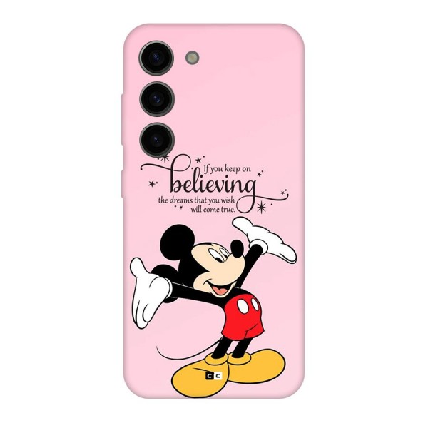 Believing Dreams Back Case for Galaxy S23