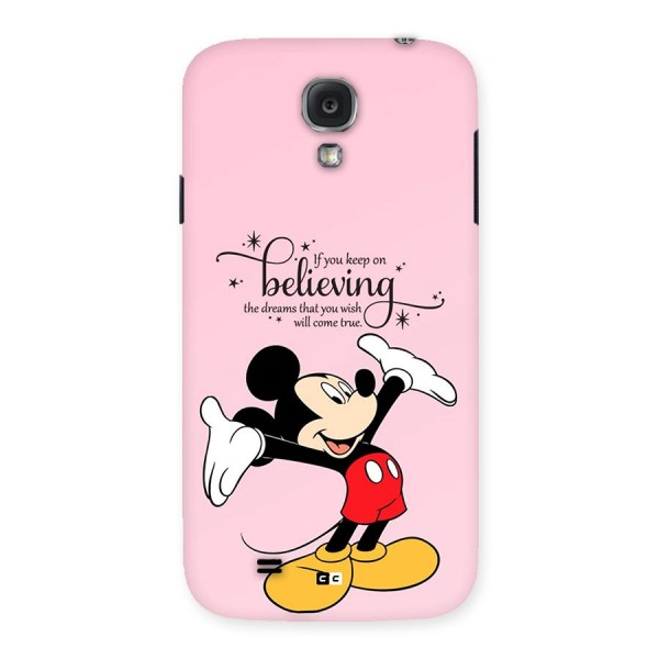 Believing Dreams Back Case for Galaxy S4