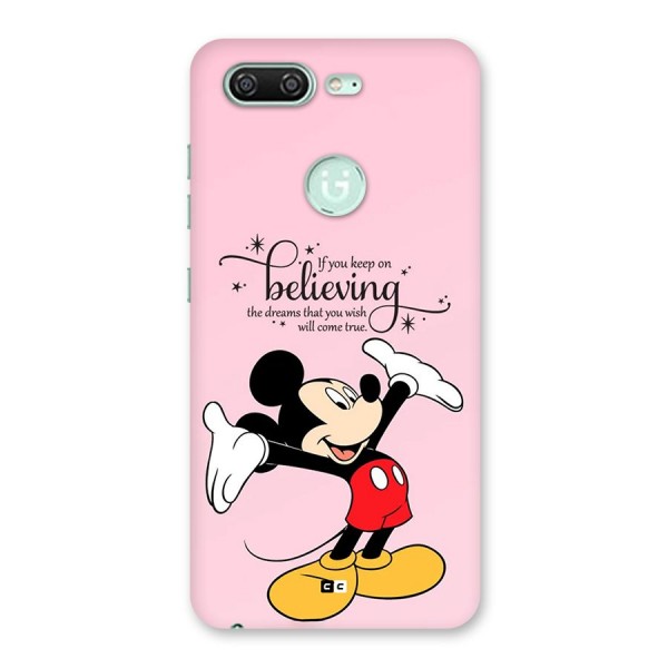 Believing Dreams Back Case for Gionee S10