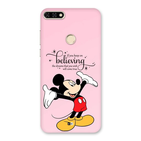 Believing Dreams Back Case for Honor 7A