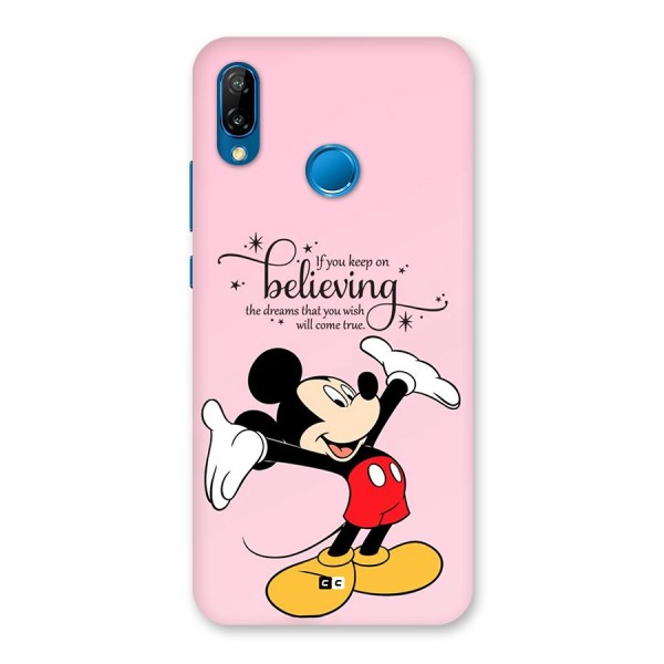 Believing Dreams Back Case for Huawei P20 Lite