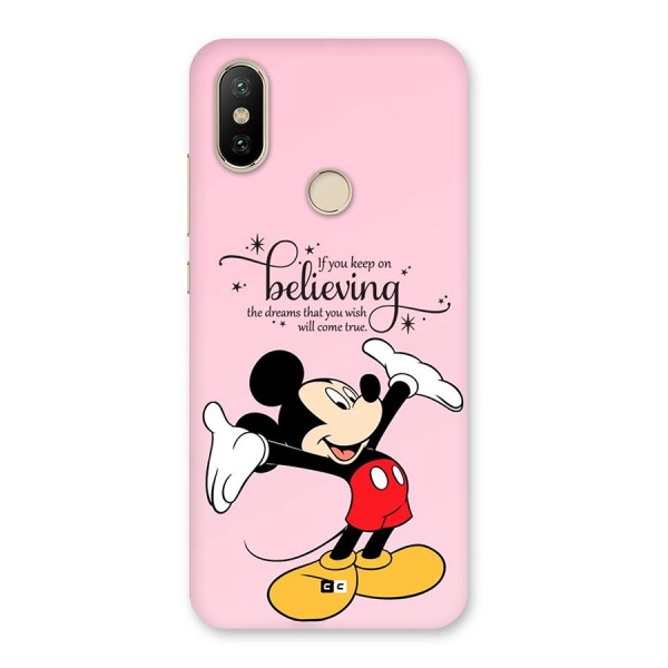 Believing Dreams Back Case for Mi A2