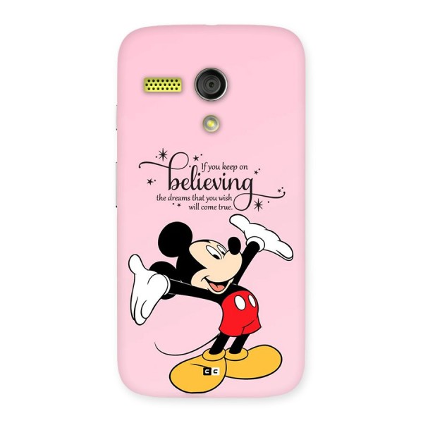 Believing Dreams Back Case for Moto G