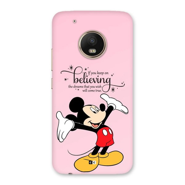 Believing Dreams Back Case for Moto G5 Plus