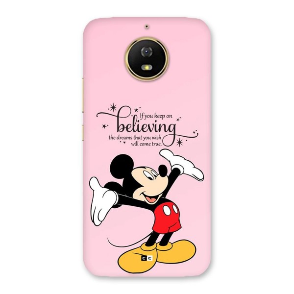 Believing Dreams Back Case for Moto G5s