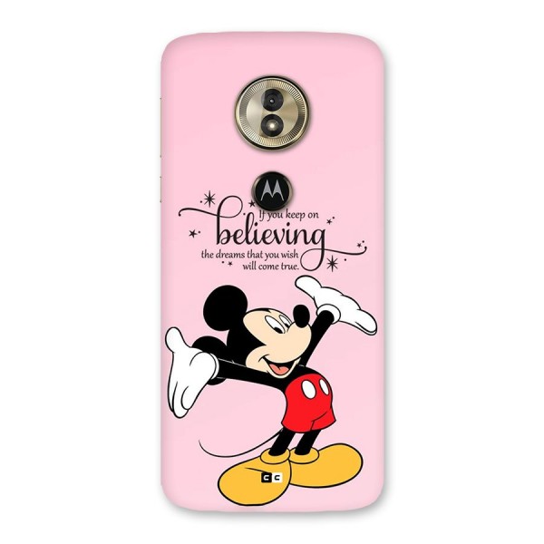 Believing Dreams Back Case for Moto G6 Play