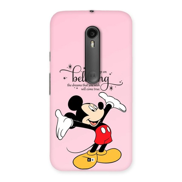 Believing Dreams Back Case for Moto G Turbo