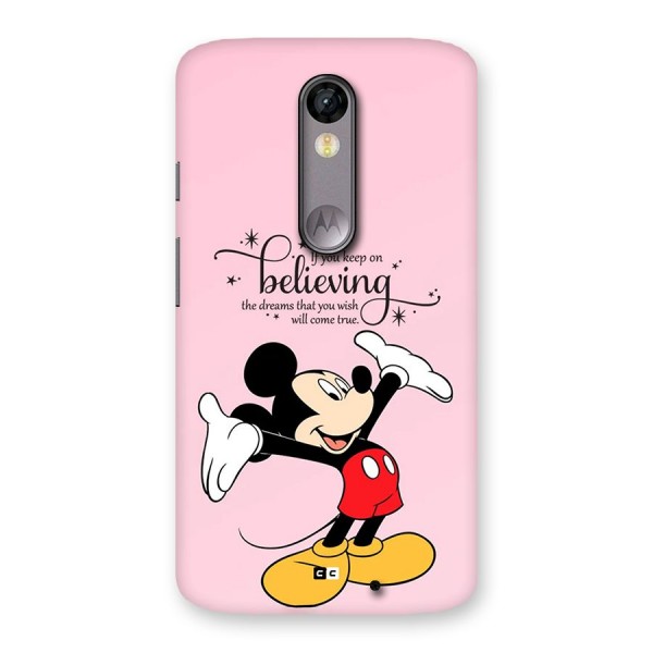 Believing Dreams Back Case for Moto X Force