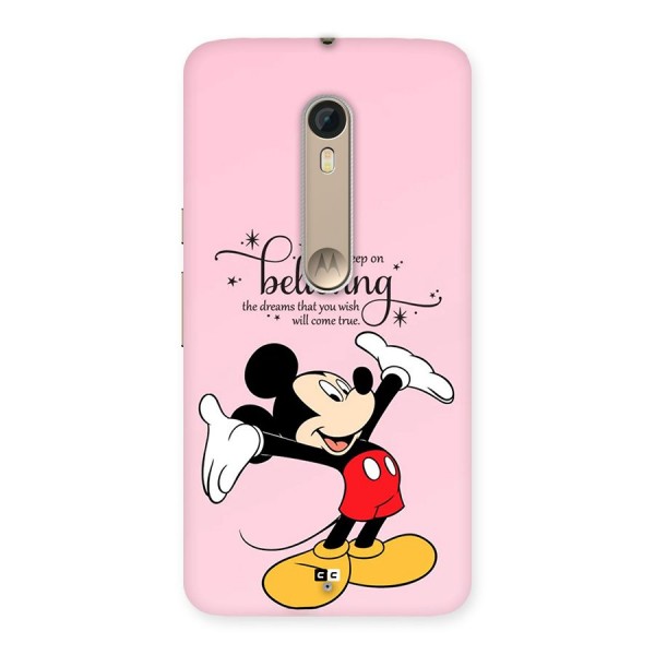 Believing Dreams Back Case for Moto X Style