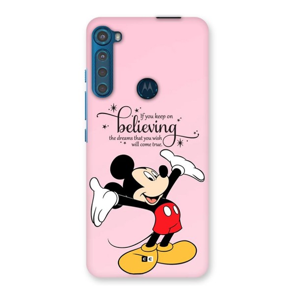 Believing Dreams Back Case for Motorola One Fusion Plus