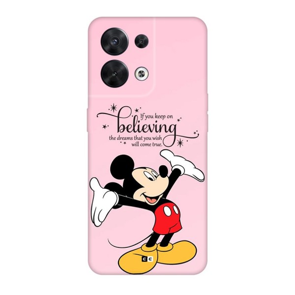 Believing Dreams Back Case for Oppo Reno8 5G