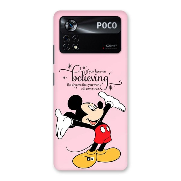 Believing Dreams Back Case for Poco X4 Pro 5G