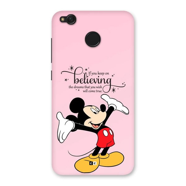 Believing Dreams Back Case for Redmi 4